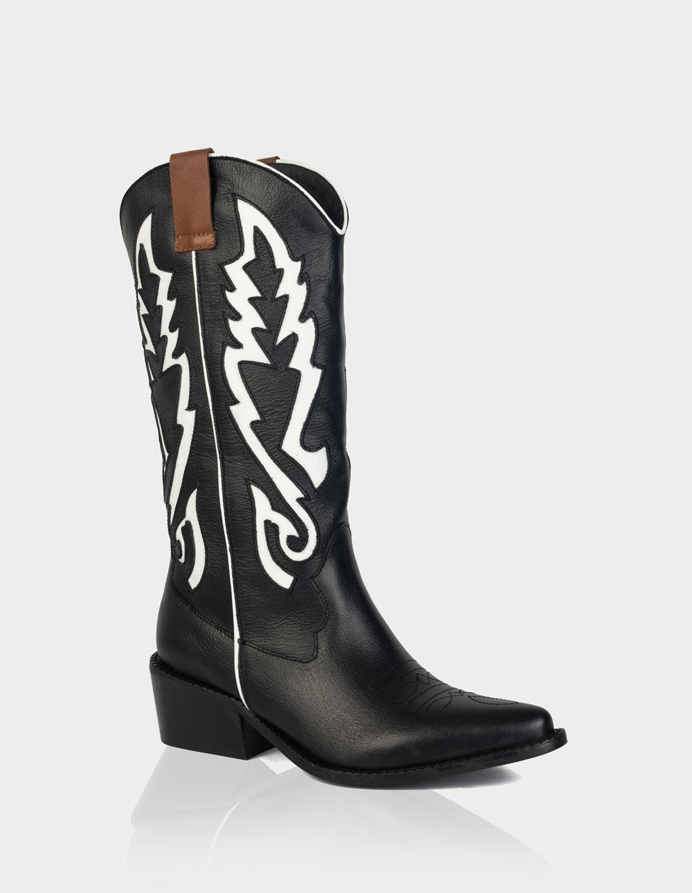 Texana Nashville Negro y Blanco