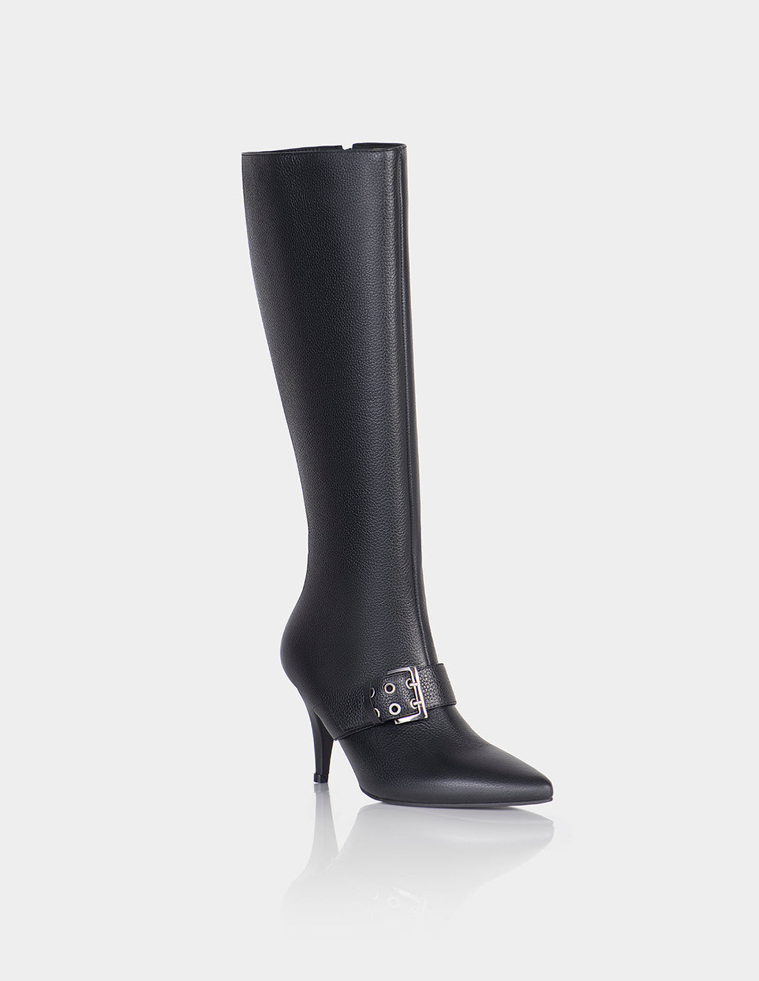 Bota Tiara Cuero Negro
