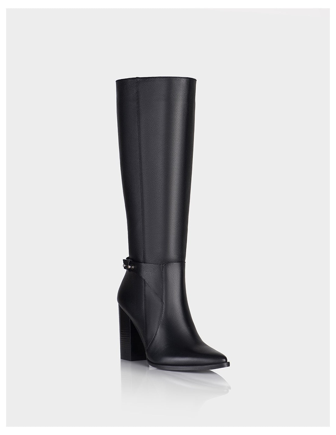 Bota Odeth Cuero Negro