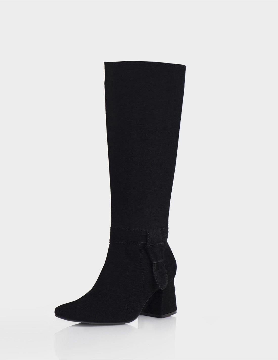 Bota Vitalia Cuero Ante Negro