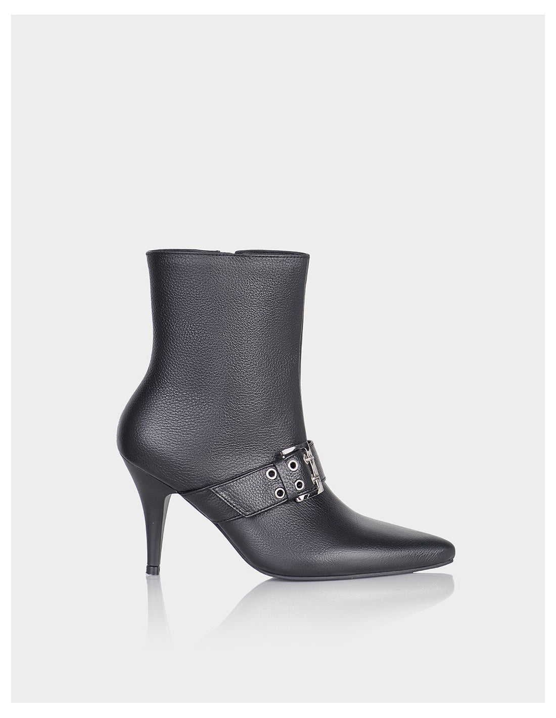 Botin Tiffani cuero Negro