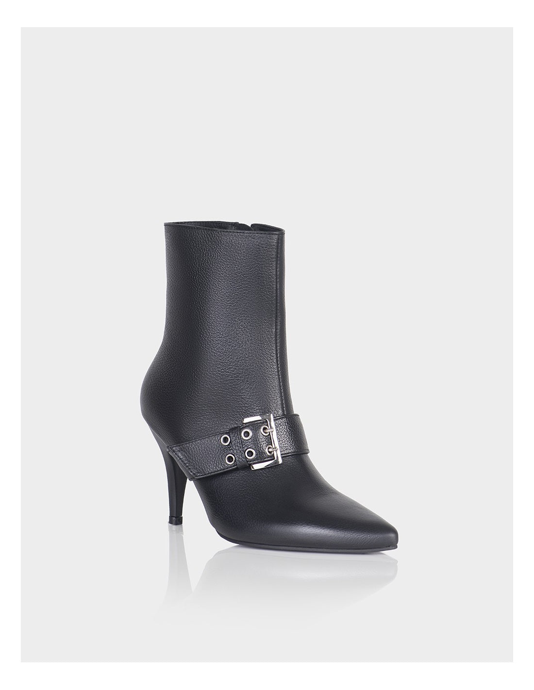 Botin Tiffani cuero Negro