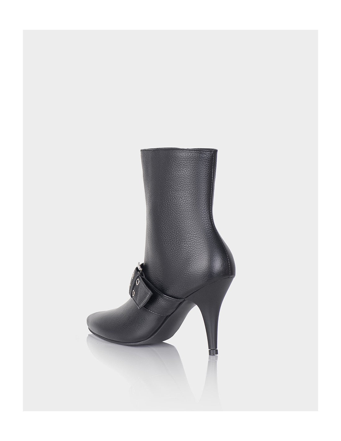 Botin Tiffani cuero Negro