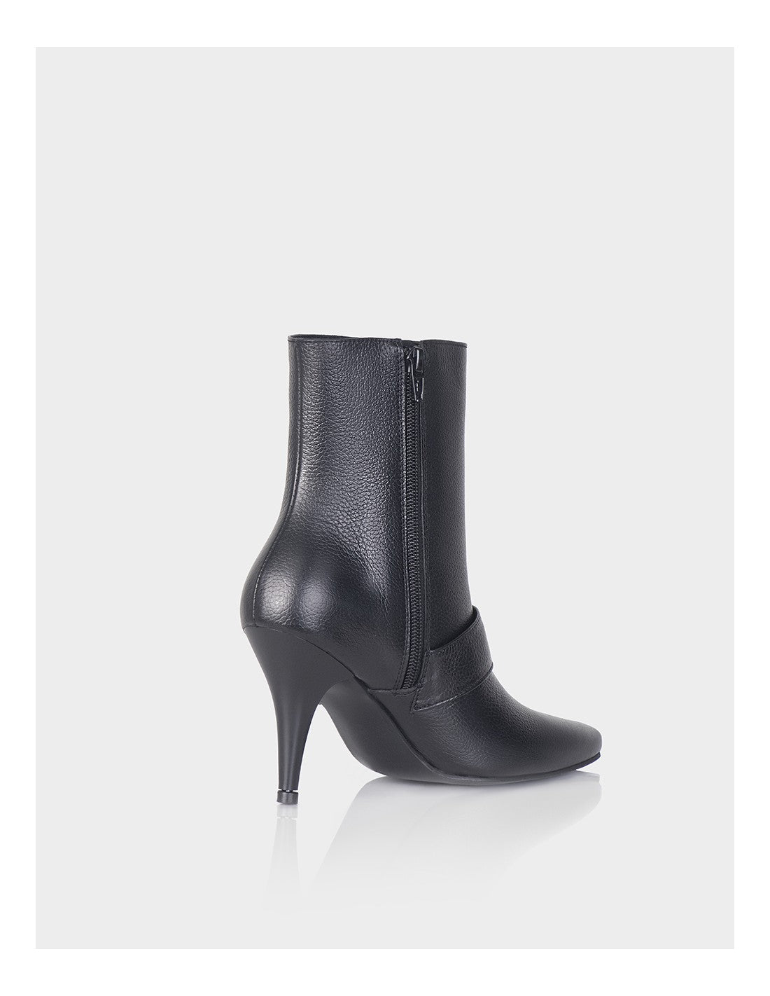 Botin Tiffani cuero Negro